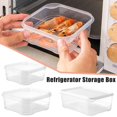 thumbnail image 3 of Boîte de Réfrigérateur Support Cuisine Organisateur Transparent Placard Conteneur avec Couvercle Rangement, 3 of 8