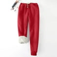 thumbnail image 1 of Pantalon de Jogging en Molleton Chaud Doublé Sherpa pour Femmes, Pantalon de Jogging en Molleton Chaud d'Hiver pour Femmes, Joggers Doublés Sherpa en Molleton, 1 of 3