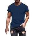 thumbnail image 1 of Vente de Chemises pour Hommes en Liquidation! T-Shirt pour Homme à Manches Courtes, Col Rond, T-Shirt Décontracté d'Été Classique Basique, Tee-Shirts, 1 of 6