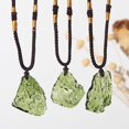 thumbnail image 3 of Natural Moldavite Impact Glass Czech Meteorite Energy Chakra Stone A, 3 of 8