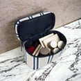 thumbnail image 3 of Equate Beauty Cosmetic Bag - Compact Double Compartment Train Case, 3 of 5