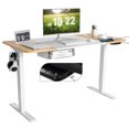 thumbnail image 1 of Costway 55"x28" Electric Standing Desk Adjustable Sit to Stand Table w/USB Port Natural, 1 of 10