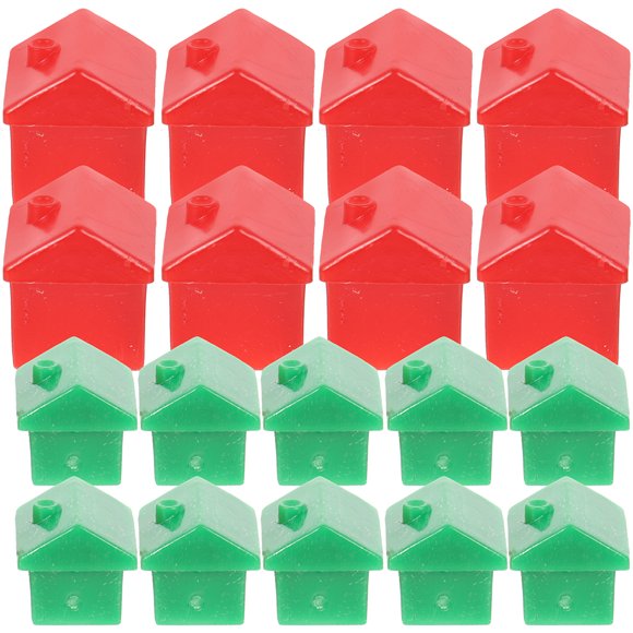 Toy Room Game Props with House Shape Made of Plastic for Kids Playing Assorted Color