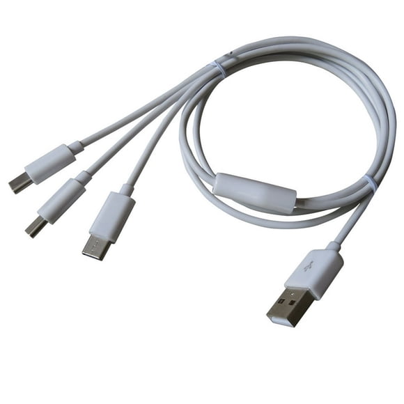 HLONK 3 in 1 Multi Charging Cable Type-C Multiple Charge Cord Phone USB C Connector