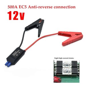 1pcs Câble de câble de secours de connecteur de pince de batterie clips de batterie pour universel 12V Sauteur de voiture