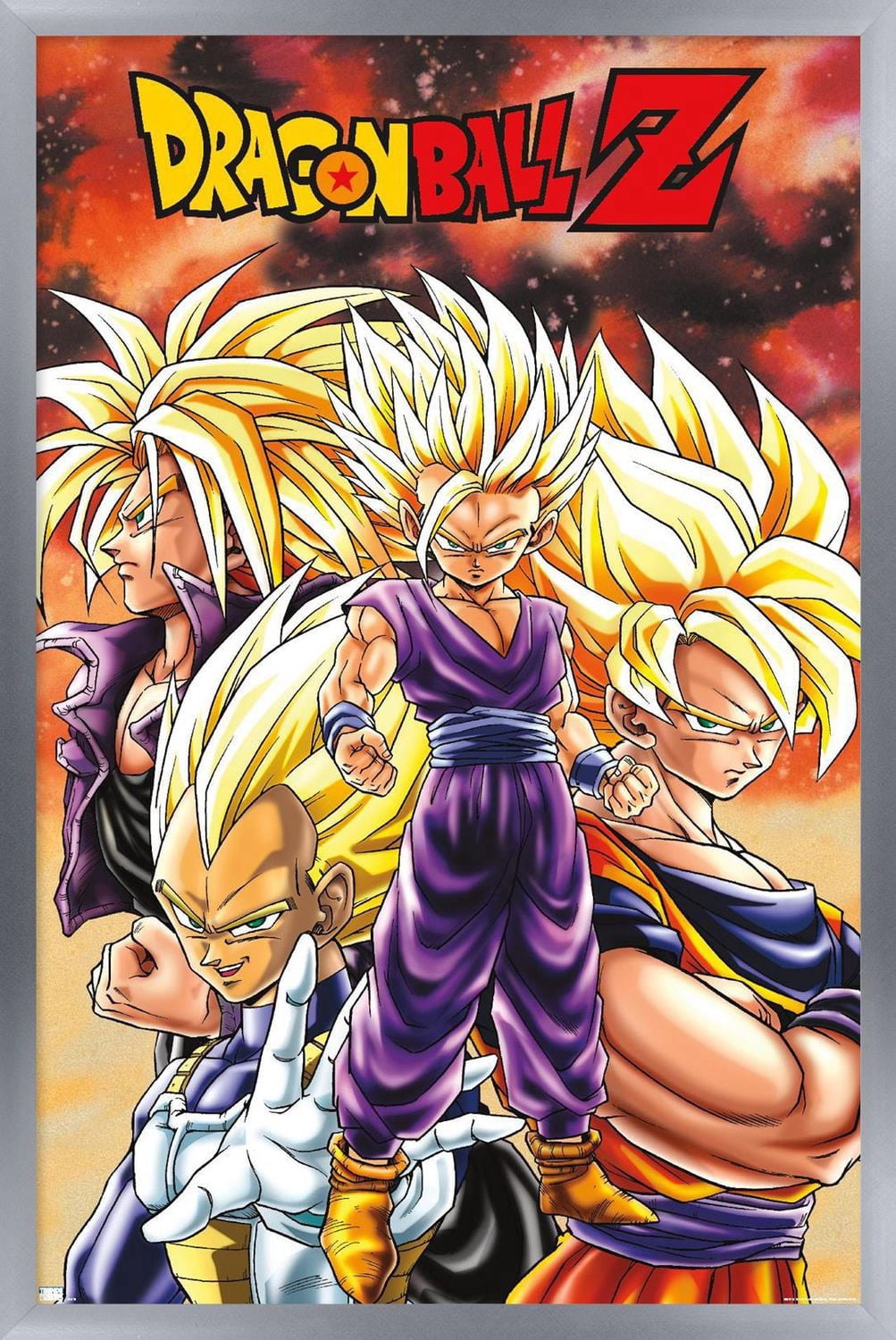 Dragon Ball Z - Saiyans Wall Poster
