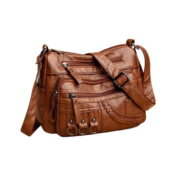 Wzzjkit Shoulder Bags for Women, Large Capacity Soft Leather