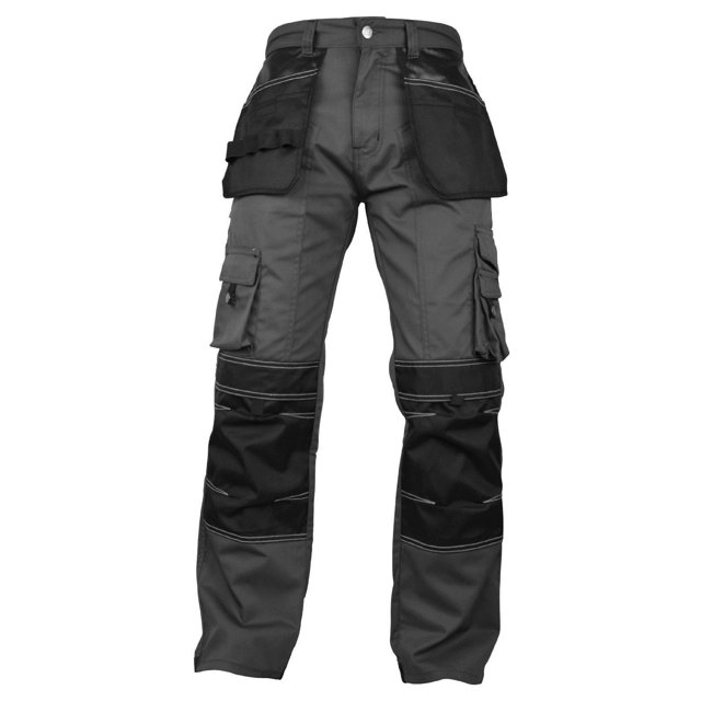 Mens Cargo Workwear Cordura Reinforcement Safety Utility Pant Mechanical Trouser