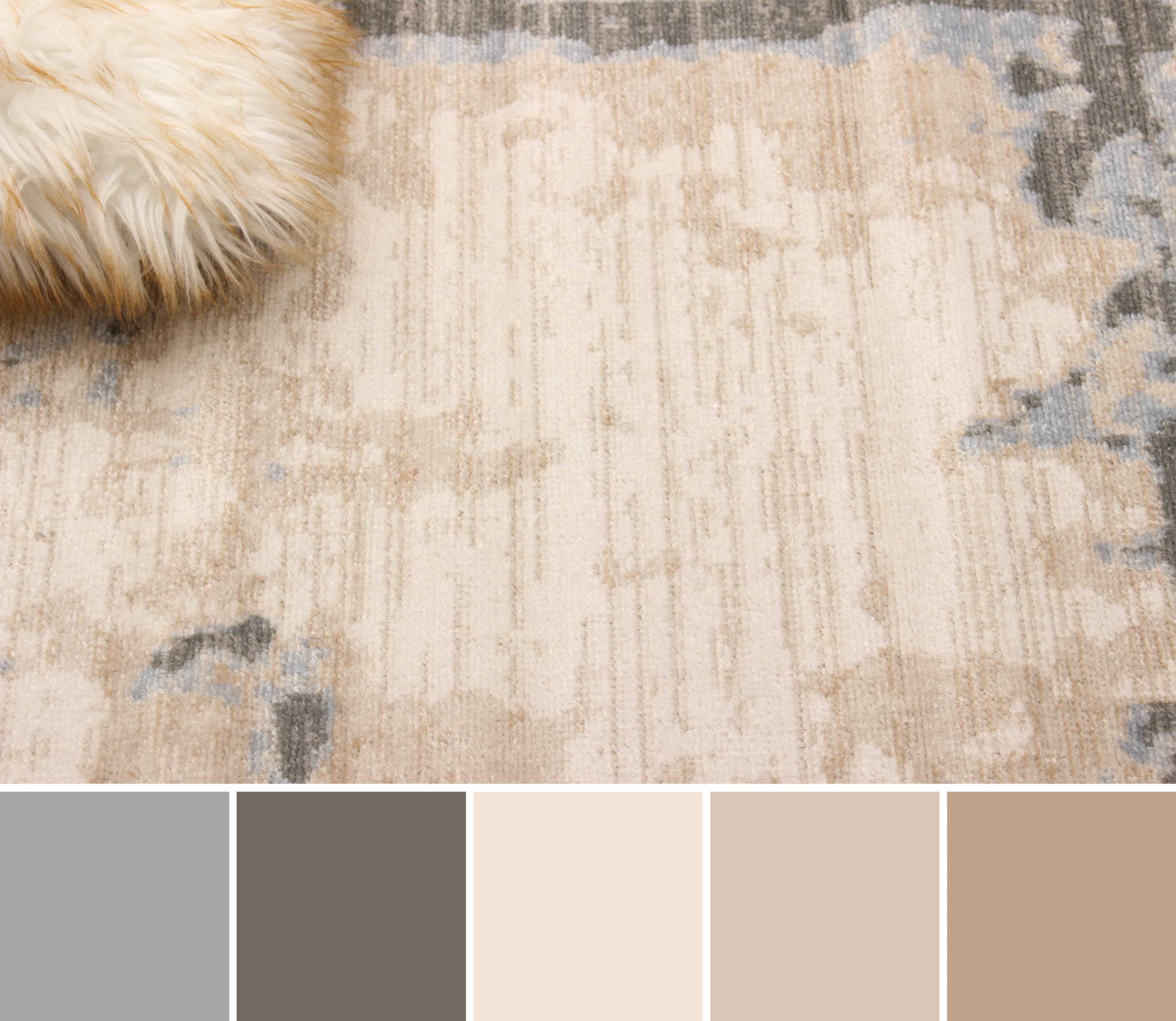 ECARPET Celeste Tapis Contemporain / Moderne pour Salon, Chambre, Salle A Manger, Entrée, Couloir et Plus Encore.