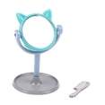thumbnail image 4 of Milaget 1/12 Vanity Mirror Dressing Table Scene Descor for Micro Landscape DIY Model blue and gray, 4 of 9