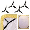 thumbnail image 4 of 2PCS Adjustable Bed Sheet Fasteners Corner Gripper Holder Clips Sheet straps Corner gripper Elastic Sheet Band Straps, 4 of 8