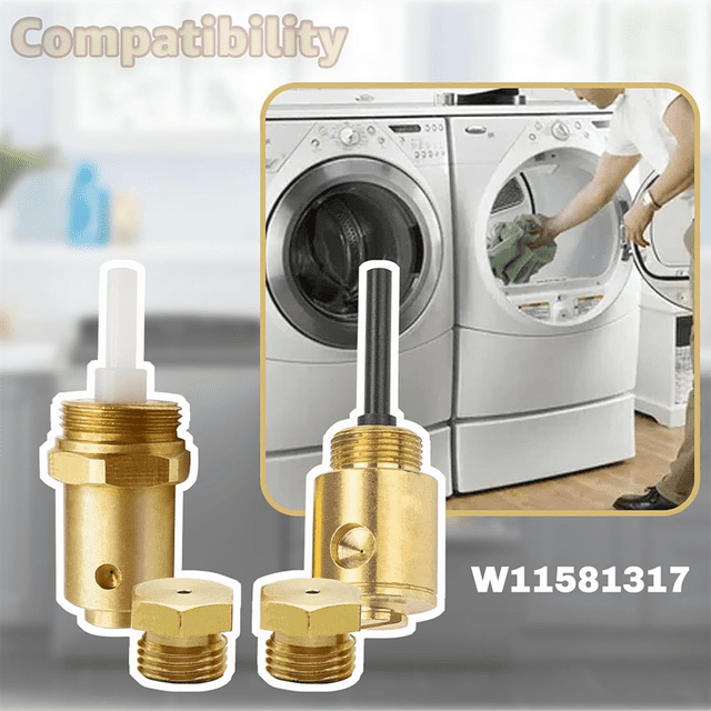W11581317 Trousse de Conversion au Propane pour Sécheuse pour 20000 BTU/ Conversion du Gaz Naturel au Propane Liquide