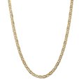 thumbnail image 1 of 14k Yellow Gold 20 Inch 5.25mm Concave Anchor Chain Necklace Pendant Charm, 1 of 9