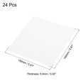 thumbnail image 2 of Unique Bargains Microfiber Cleaning Cloth 6' x 6' Soft Suede for Camera Lens, White 24 Pack, 2 of 6