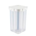 thumbnail image 2 of Save Big! Airtight Cereal Storage Container, 2.3L Clear Kitchen Food Storage Bin with Lids and Compartments for Rice, Flour, Sugar, Nuts, Grain, and Snacks, 2 of 9