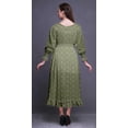 thumbnail image 4 of Bimba Robe Maxi à Volants Longue Bohème Renaissance en Coton à Smocks pour Femme - Medium, 4 of 5