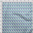 thumbnail image 3 of oneOone Silk Tabby Fabric Circle Geometric Printed Fabric 1 Yard 42 Inch Wide, 3 of 4