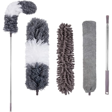 Extendable & Bendable Microfiber Duster, Washable Mini Dusters for Effortless Maintenance