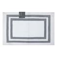 thumbnail image 2 of hometrends Grey and White Double Racetrack 2 Piece Bath Rug Set, 2 of 5