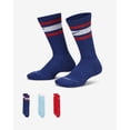 thumbnail image 3 of Nike Men`s Everyday Plus Cushioned Crew Socks 3 Pairs (Multi(DH3415-905)/R, Large), 3 of 3