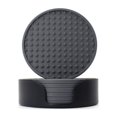 thumbnail image 2 of tredstone Portable Silicone Drink Coasters With Holder Convenient And Durable Accessory Convenient Grey, 2 of 6