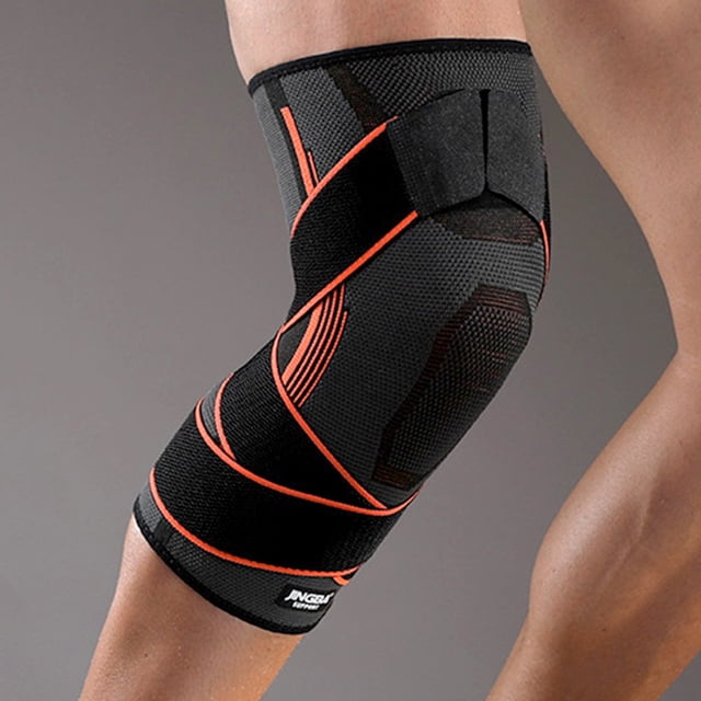 1Pc Knee Brace Protective Soft Nylon Sweat Absorption Knee Stabilizer for Sports