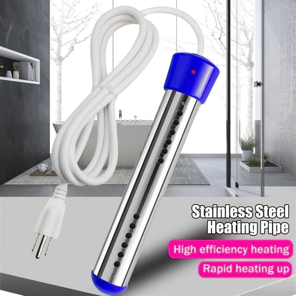 Miyuadkai Claerance! Bathtub Water Heater 2000W Non-Automatic Power Off Model Us Standard Blue, Electric Immersion Water Heater Boiler 2000W Swimming Pool Heater Fast Heating P