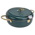 thumbnail image 2 of Frying Pot, Stainless Steel Non Stick  Cooking Fryer Temperature Controllable Portable  For Camping For Picnic For Household Black Green,Stainless Steel Color, 2 of 8