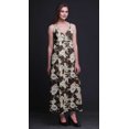 thumbnail image 3 of Bimba Robe Longue Maxi Bohème à Bretelles Sans Manches Imprimée Teinture sur Nœuds pour Femme - Petit, 3 of 6