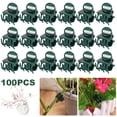 thumbnail image 1 of Cameland 20PCS/100PCS Phalaenopsis Flower Fixing Clip For Horticultural VINESs Support Branch Clip, 1 of 9