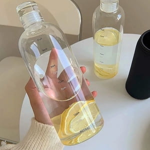 Dvkptbk Graduated Water Cup Portable Water Bottle Plastic Water Bottle Water Cup Cold Brew Water Bottle Cold Water Bottle Kitchen Utensils & Gadgets