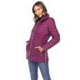 thumbnail image 2 of White Mark Manteau Matelassé pour Femme, 2 of 6