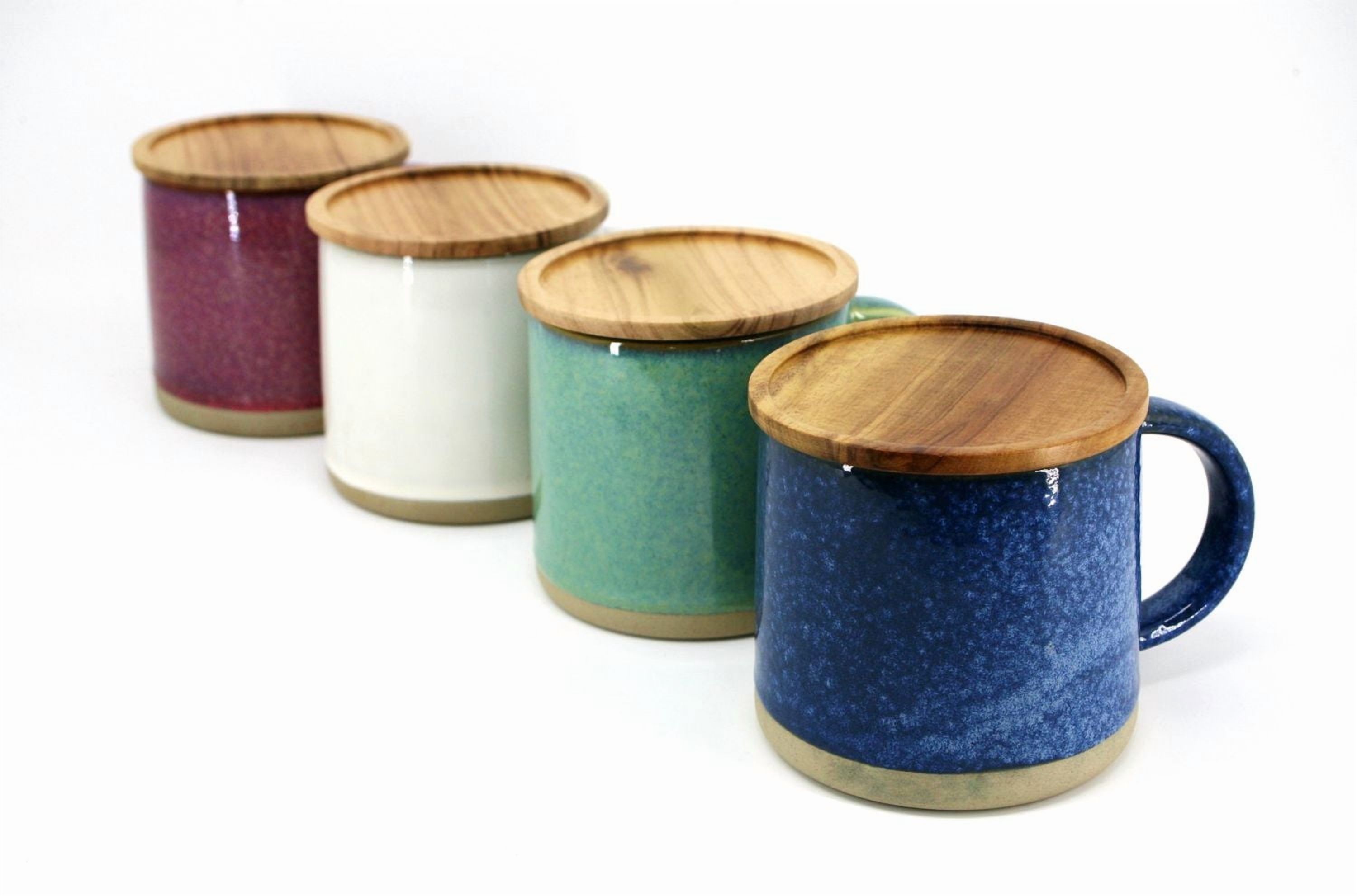 BIA S/4 Reactive Mugs with Lid, Blue