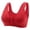 A01-Rouge, variante sur yoeyez sous-Vêtements et Soutiens-Gorge pour Femmes, Soutiens-Gorge Sans Armatures à Fermeture devant pour Femmes, Couvrance Totale, Soutiens-Gorges Légers Confortables, Soutien-Gorge Rehausseur, Soutiens-Gorge d'Allaitement pour l'Allaitement Noir 42/95