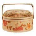 thumbnail image 1 of Small Rattan Small Bamboo Basket Hand Woven Children's Bamboo Woven Straw Bag, 1 of 8