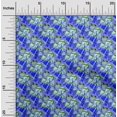 thumbnail image 2 of oneOone Cotton Poplin Blue Fabric Abstracts Craft Projects Decor Fabric Printed By The Yard 56 Inch Wide, 2 of 4