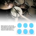 thumbnail image 3 of Tampons de Gel pour Tambours, 30 Pcs Silencieux en Silicone Lavables Réutilisables pour Instruments de Percussion Noir, Bleu, 3 of 8