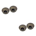 thumbnail image 4 of Thinsony 2Pcs 60mm Computer Desk Table Grommet Cover Port Wire Cable Hole Bronze 2Set, 4 of 6