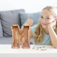 thumbnail image 3 of LSLJS Wooden English Letter Saving Can Transparent Glass Saving Can, Piggy Bank, 3 of 6