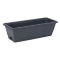 thumbnail image 2 of 4PCS Window Box Planter with Drainage Holes & Matching Saucers,17 Inch Plastic Rectangular Flower Pot for Vegetables Herbs Flower for Indoor Outdoor Garden Decor Patio Balcony Windowsill Deck Railing, 2 of 5