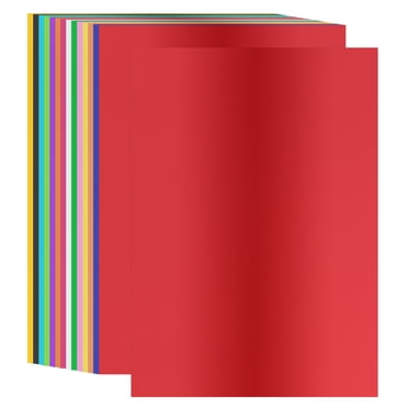 Uxcell 8.5x11 Inch Metallic Cardstock Paper, 28 Pcs 250GSM Foil Mirror Finish Card Stock Board Sheet for Crafting Wedding, 14 Colors