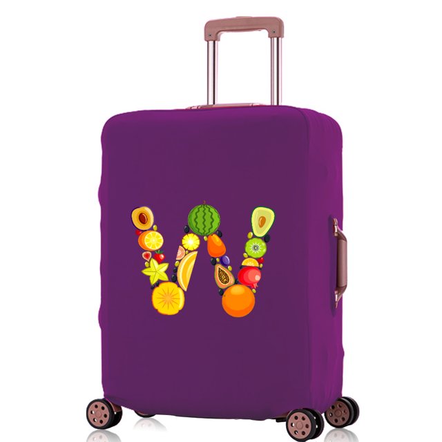 Travel Accessories Luggage Covers Travel Suitcase Cover Protector Reusable Washable 18-32inch Fruit Printed Pattern Series 8fruit W M