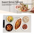 thumbnail image 4 of Warming Mat for Food, Food Warming Mat, Roll Up Food Warmer Electric Warming Tray Foldable Heater Food Pad with 3 Temperature Levels for Parties Gatherings Everyday Use, 4 of 7