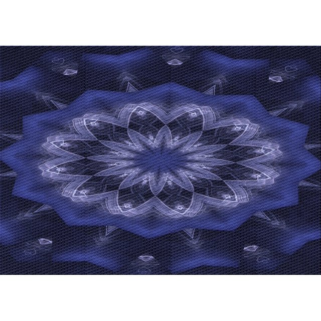 Ahgly Company Machine Washable Indoor Rectangle Transitional Night Blue Area Rugs, 8' x 12'