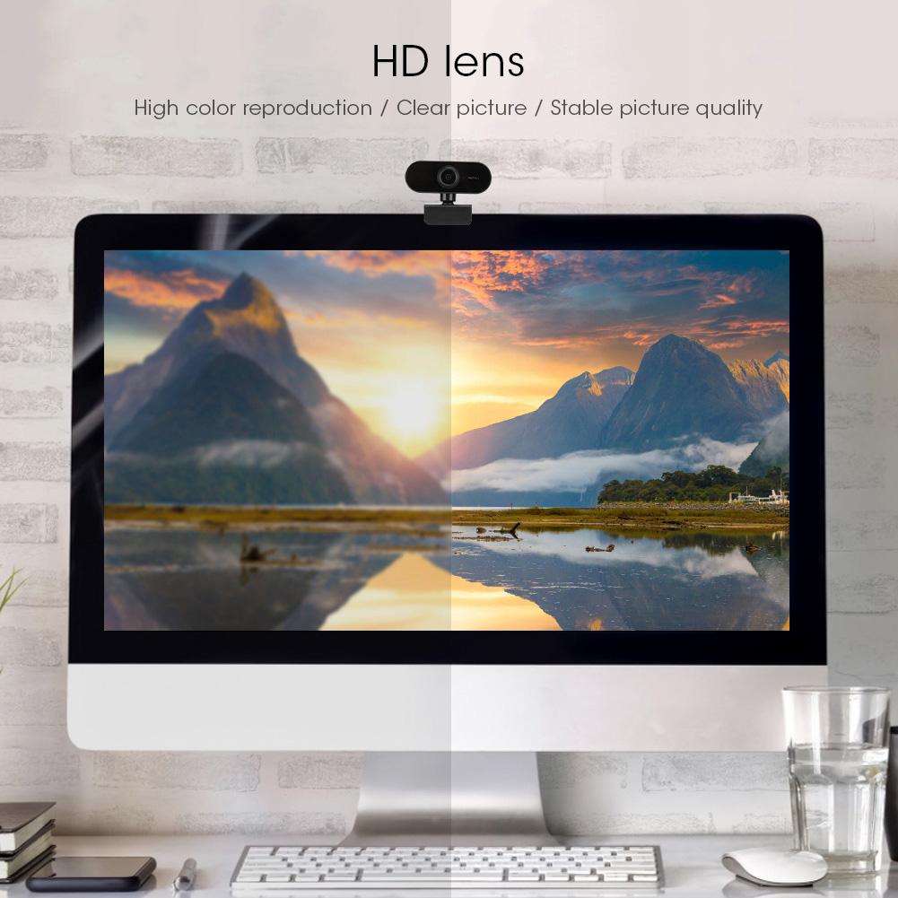 Loewten 1080P Computer Webcam, HD Computer Webcam, USB Web Camera, For Video Conference PC Desktop