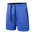 thumbnail image 4 of Men's Running Shorts with Zipper Pockets Gym Athletic Workout 5" Shorts for Men, 4 of 5