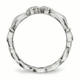 thumbnail image 2 of Stainless Steel Polished Claddagh with Cross Ring 13 Size, 2 of 7