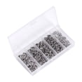 thumbnail image 2 of Fishing Split Rings,200PCS 5Sizes Heavy Duty Double Split Rings Split Rings Exceptional Reliability, 2 of 8