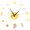 Golden, variant on 1 Set Simple Spaceman Wall Hanging Clock Decorative Mute Clock for Home Office