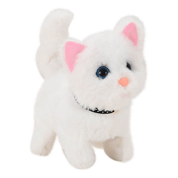 EGNMCR Robot Plush Stuffed Interactive, Walk, Bark And Move Tail Electronic Pet, Robot Cat Toy, Toy Children's Birthday Christmas Gift, Christmas Gifts for Kids